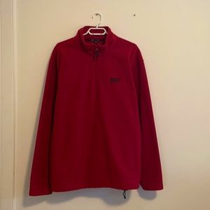 Vintage Gap Fleece Quarter Zip Sweatshirt